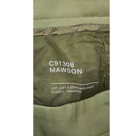 New Free People CLOSED Mawson Khaki Mid-Rise Pleated Trousers $330 SIZE 30 - Picture 8 of 8